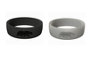 Men's Double Bundle (Black & Grey) Athletic Rings